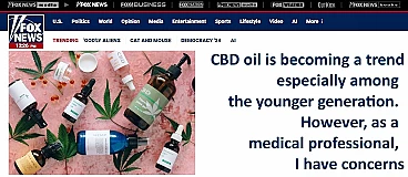 CBD oil is becoming a trend, especially among the younger generation. However, as a medical professional, I have concerns