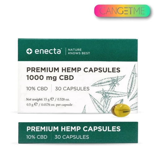 Premium Hemp Oil Capsules - 30 pcs soft gel - 1000 mg CBD