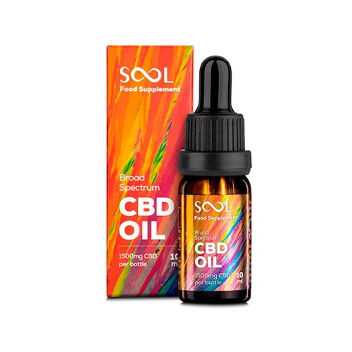 Sool Broad Spectrum CBD Oil 1500mg, 10ml, Zero THC